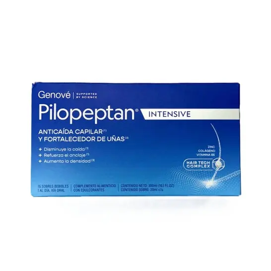 Genove Pilopeptan Intensive Fortalece Cabello y Uñas 30uds - 1
