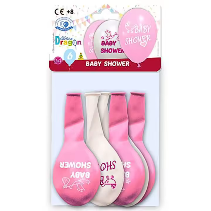 ZIRIZON - Globo gigante de confeti para revelación de género, globo de látex negro de alta calidad  para baby shower y decoraciones de fiesta de revelación de género, sorpresa para niño o niña, azul y rosa incluidos - 1