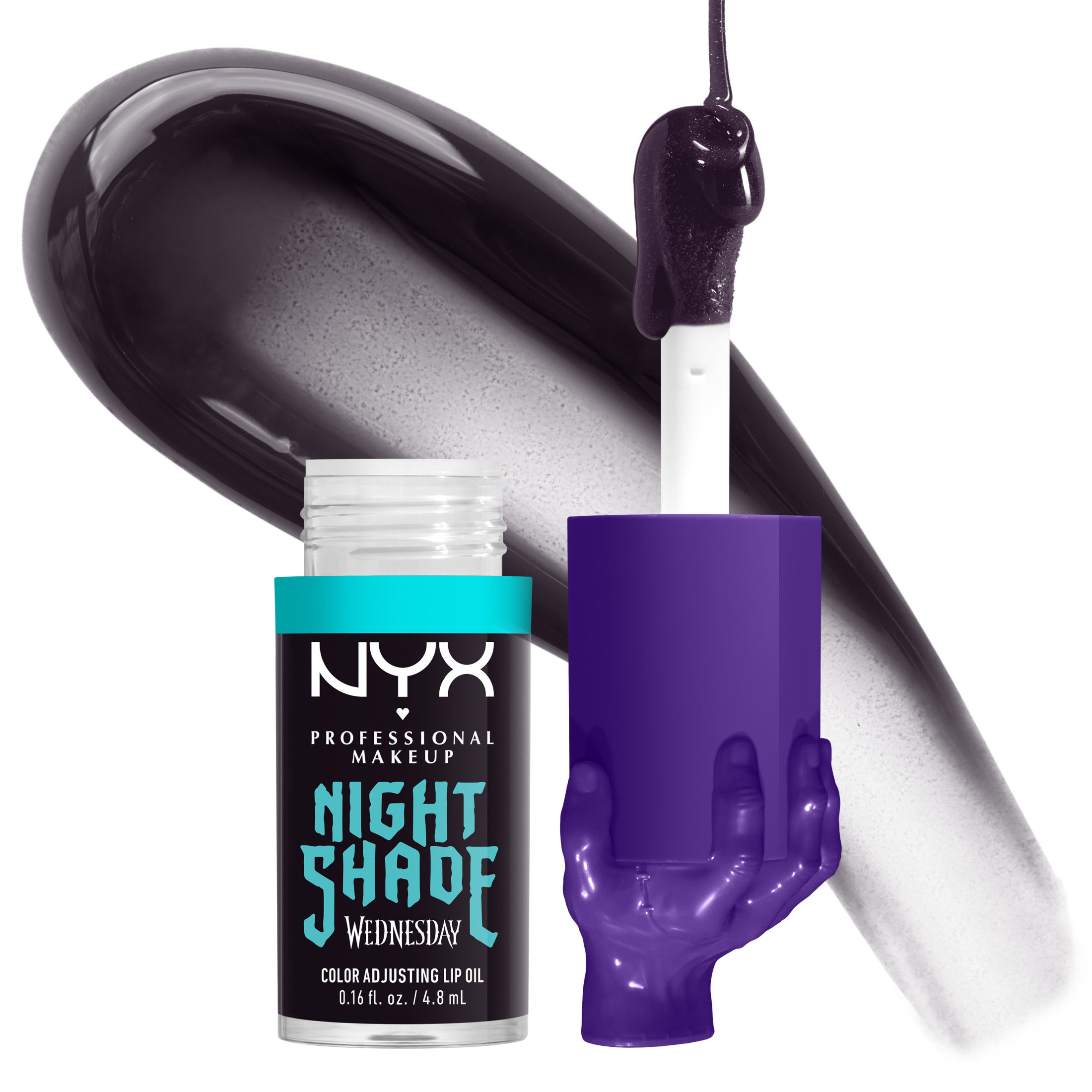 NYX Professional Makeup | Lip Gloss Wednesday Fat Oil, cambia de color con una hidratración Heavy.