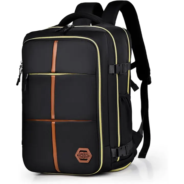 Outdoor Laptop Backpack for Men Great Capacity Travel Case for Women (black) - 1