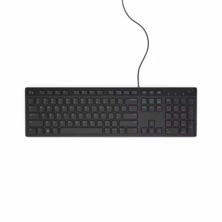 Teclado Dell con Cable 105 Teclas Alemán Ergonómico Resistente Al Agua - 1
