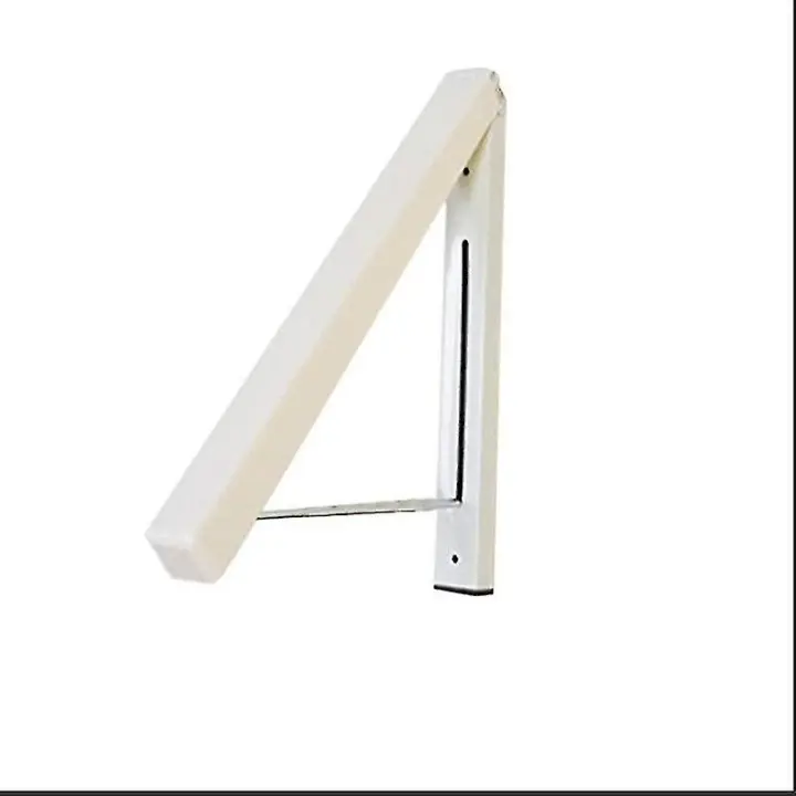 Perchero plegable para exteriores, perchero de pared para dormitorio (1 unidad, blanco) - 1