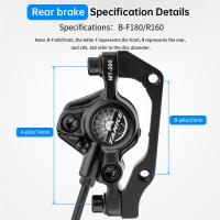 Freno De Disco Hidráulico TANKE MT200 Para Bicicleta MTB 2 Pistones 3 Dedos Manillar De Acero Piezas De Mejora De Bicicleta 800-1600mm - details 9