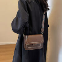 Bolso De Hombro Casual Estilo Extranjero Pequeño Cuadrado Para Mujer Personalidad Cruzado Bolso De Moda Simple - details 4