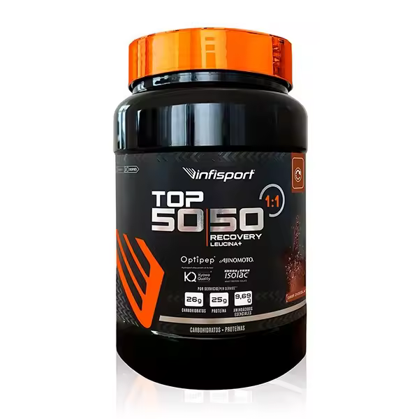 InfiSport - Top 50/50 Recovery 1:1 - Leucina -  Sabor: Chocolate - 1