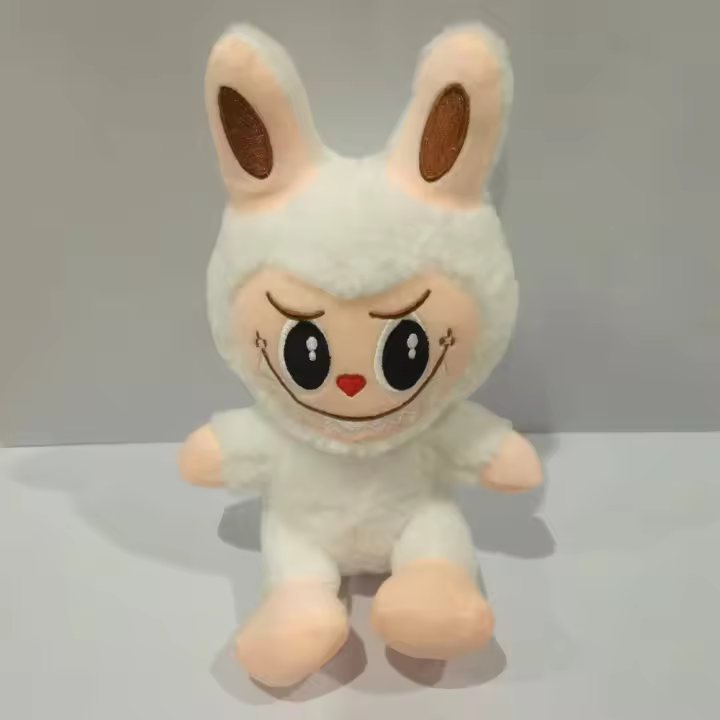 Muñeco De Peluche Labubu Juguete De Dibujos Animados Lindo Y Suave Regalo De Cumpleaños Para Niños Periferia Anime Juguetes Para Todas Las Edades - 1
