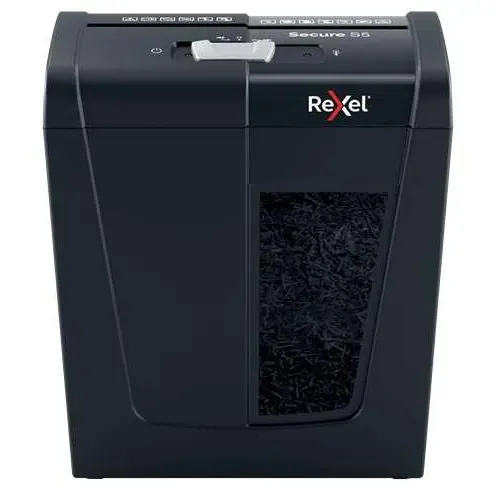 Rexel secure s5 destructora de papel manual corte a tiras - destruye hasta 5 hojas - 10l - 1