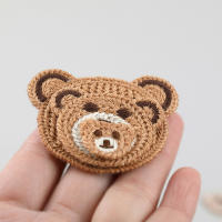 10 Pcs Parches Bordados De Oso Cartoon Versátiles Para Bolsos Chaquetas Teléfonos Cabello Zapatos Calcetines Suéter Decoración - details 5
