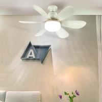 Ventilador de techo con Luz, ventilador LED de 40 W, ventilador de techo interior, Blanco, ventilador de techo empotrado Moderno, Luces de 3 Colores, 6 Aspas, ajustado para Oficina, dormitorio, Cocina - details 2