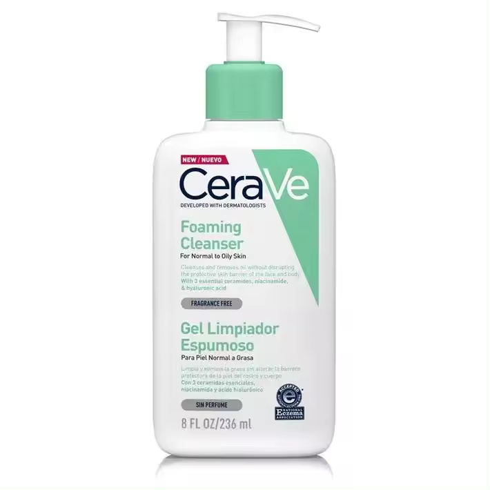 Cerave Gel Limpiador Espumoso 236 ml - 1