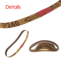 120PCS Cinturones De Lijado 330x10mm Abrazaderas Abrasivas Para Sándwich De Aire 3/8" Máquina De Polir Y Lijar - details 2