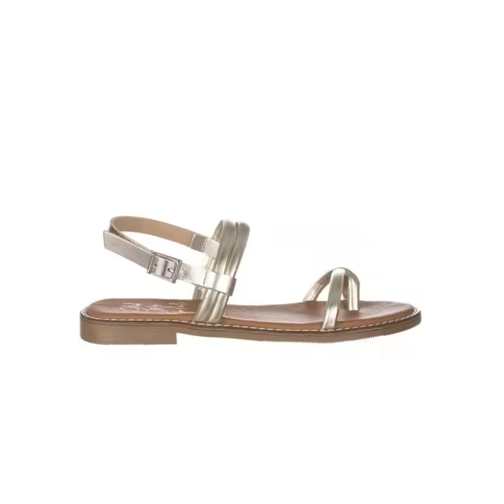 Sandalias Planas Oh My Sandals 5575 Mujer Oro - 1