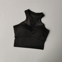 Sujetador Deportivo Para Mujer Sexy Con Aros En Malla De Secado Rápido Conjunto De Chaleco De Yoga Deporte Exterior - details 7