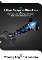 AWESAFE-cámara de visión trasera para coche, dispositivo con resolución de720P/480P, a prueba de agua, gran angular de 120 °, para marcha atrás, aparcamiento, DVD - details 3