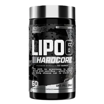 Lipo 6 Hardcore -  60 capsulas. - Nutrex - 1