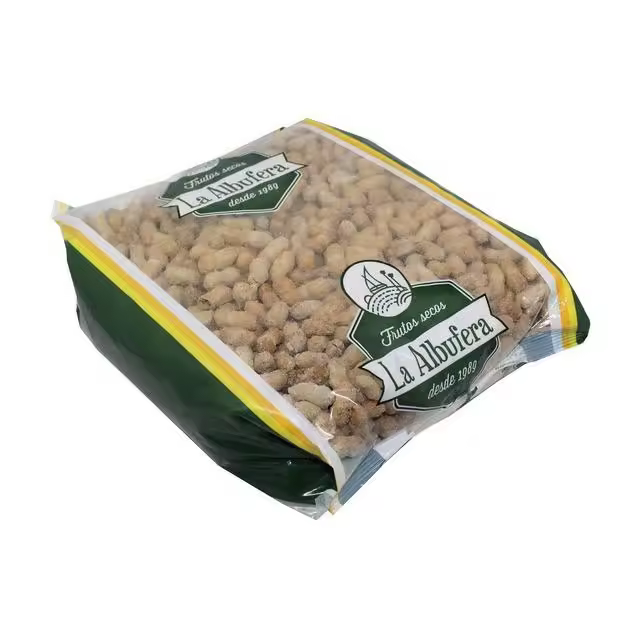 MANI  CACAHUETE Cacahuetes tostados sin sal:   cacahuetes tostados con cáscara ecológicos  (sacos de 3 kilos) - 1