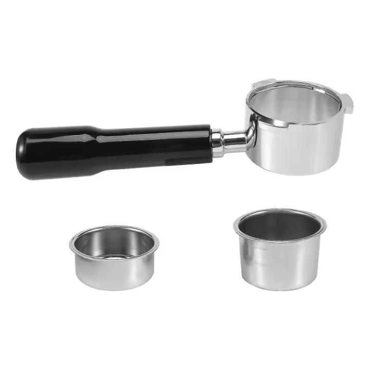 Portafiltro para espresso de 51 mm para Delonghi EC685 EC680, portafiltro sin fondo con 51 mm, 2 estilos A - 1