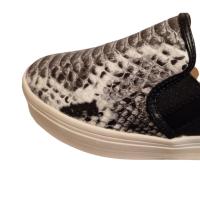 Zapato mujer planos, mocasín casual, primavera verano, negros y blancos, punta redonda - details 2