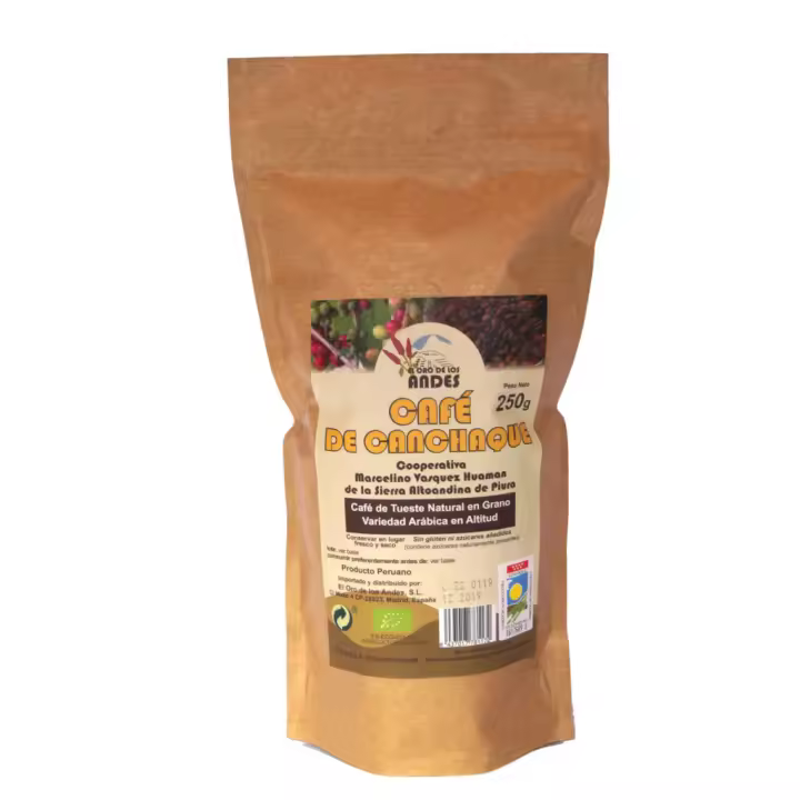 El Oro De Los Andes Canchaque Café En Grano Arábica 250G - 1