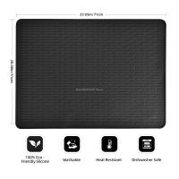 1Pc Alfombrilla De Silicona Para Estufa De Vidrio Protectora Para Cocinas Eléctricas Y Aspiradoras Moderna Y Ecológica - details 1