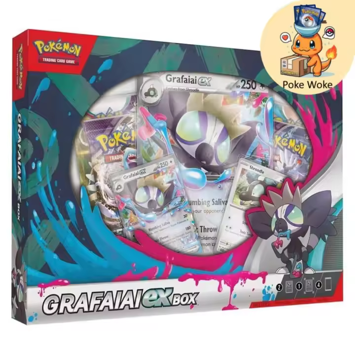 Caja Grafaiai EX - ESPAÑOL - Cartas Pokemon Originales Tcg - 1