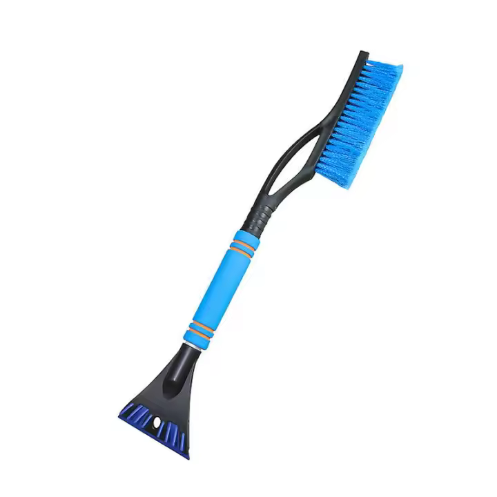 Cepillo de nieve, raspador de hielo para autos, escoba de nieve, pala de nieve, cepillo de nieve para autobús, pala de nieve, cepillo largo, estirador de 60 x 11 cm - 1