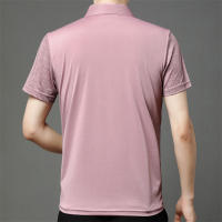 Camisa Polo Para Hombre Casual De Color Sólido Manga Corta Transpirable Cómoda Versátil Top Moda Negocios New Men's Business - details 22