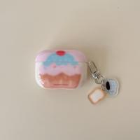 Funda Para AirPods 1 O 2 3Pro 2 Con Teacup De Pan Cake Rosa Y Colgante Funda Protectora De Almacenamiento Para Auriculares - details 7