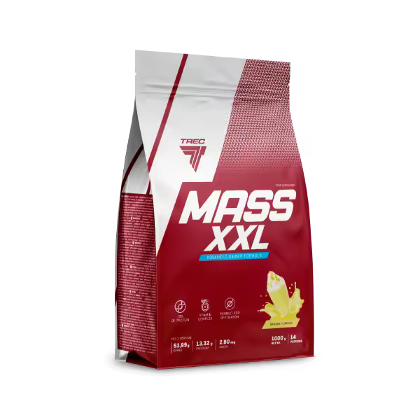 Trec Nutrition - MASS XXL - Fórmula Avanzada para Ganar Masa Muscular - 1kg - 1
