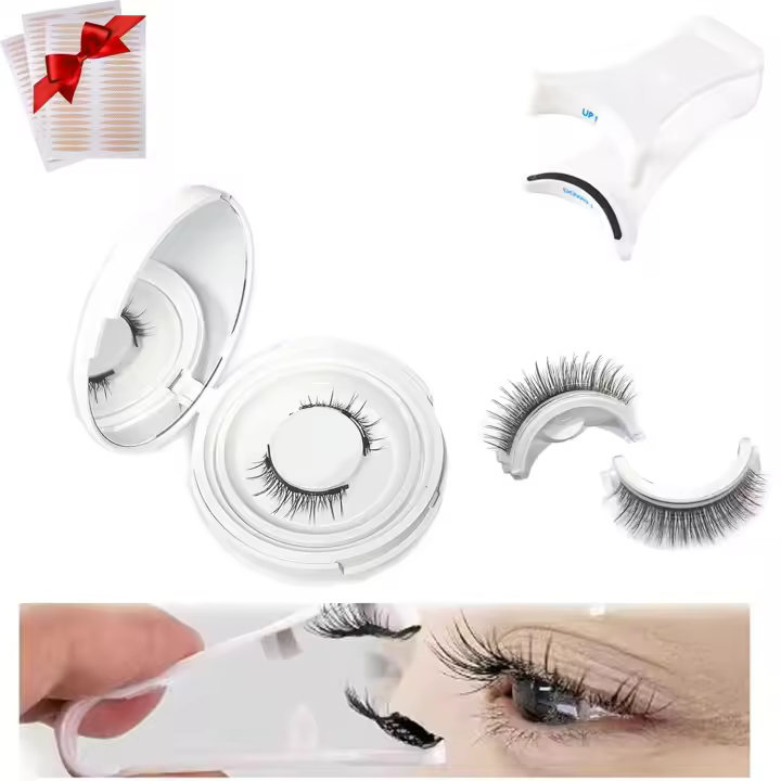 Pestañas magnéticas Flylash, pestañas magnéticas Flylash, pestañas magnéticas Flylash naturales, pestañas magnéticas nuevas (2025) con aplicador, pestañas magnéticas reutilizables de doble cara (más voluminosas y naturales) - 1