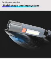 Lámpara De Camping Recargable LED Con Zoom Y Batería Integrada Lámpara Colgante Con Gancho COB Y Lateral USB Para Exteriores - details 6