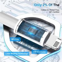 Cable De Carga USB a a Lightning 2M 6.6FT 5 Pack Para iPhone 14 13 12 11 pro X XR XS Max 8 7 plus 2.4A Certificado MFi - details 1