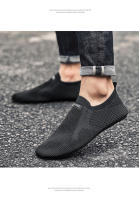 Zapatos De Hombre Casual Transpirables Tenis Slip-on Ligeros Antideslizantes Flexibles Loafers De Verano Para Parejas Comodidad En El Pie - details 11