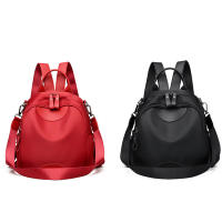 Mochila De Moda Para Mujer En Tela Oxford Gran Capacidad Casual Para Viajes Bolsa Escolar Con Cierre De Cremallera - details 8