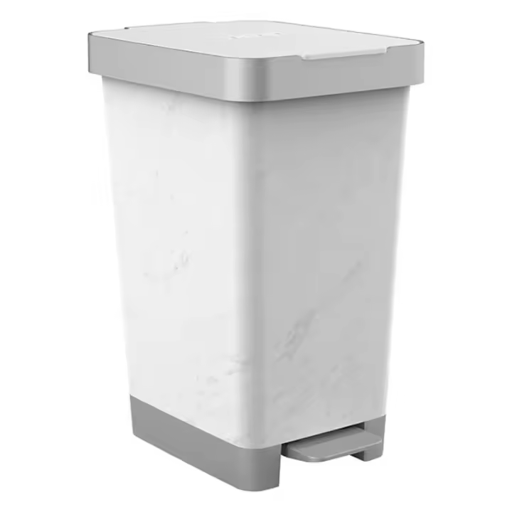 CUBO PEDAL 25L BOLSA 30L SMART MARBLE - 1