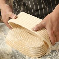 Cesta De Henequén Para Levantamiento De Panecillos Brotform De Algodón Ecológico Para Fermentación Y Hornear Suministros De Panadería - details 2