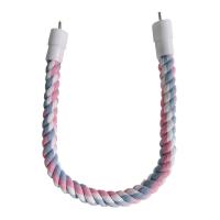 Juguete Para Aves De Compañía Mordedor De Algodón Colorido Para Periquitos Resistente Y Elástico Con Carril Para Colgar En Jaula - details 8