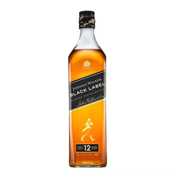 Whisky Johnnie Walker Black Label - Botella 70 CL - Escocés Blended - 40% - 1