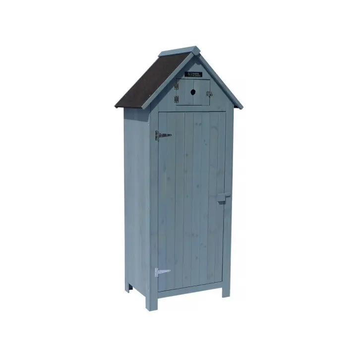 Armario para Jardin " Cabanon" - 77 x 54.5 x 179 cm  - Azul cielo - 1