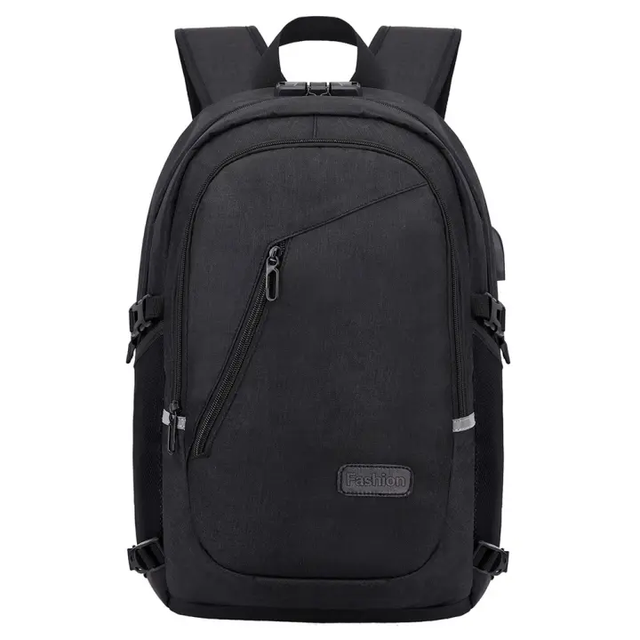Mochila antirobo para laptop, mochila de viaje de Negocios con bloqueo de Puerto de carga USB, resistant to Agua, mochila de trabajo para hatbres y Mujeres, se Adapta a portátiles de 15,6 pulgadas - 1