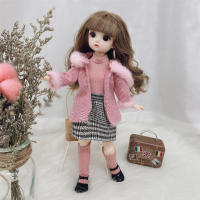 Muñeca Bjd De 30cm Con 12 Articulaciones Móviles Ojos Marrones 3D Ropa Y Zapatos Incluidos Juguetes Para Niñas Regalo Para Niños - details 9