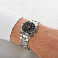 Reloj automático hombre Seiko 5 SNKL45K1 dial negro 38mm correa acero - details 4