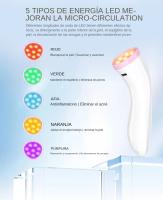 Nuevo Tratamiento De Acné LED UV Rojo Y Azul Masajeador De Belleza RF Para El Hogar Equipo De Luz De Terapia Facial Recargable - details 2