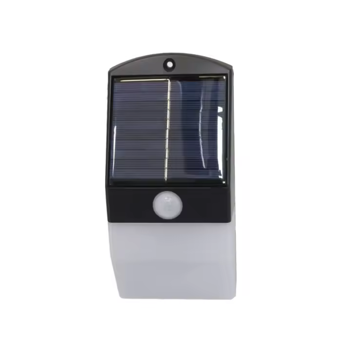Aplique Solar LED Negro con Sensor de Movimiento Gerimport - 1