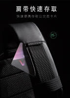 BANGE Bolsa Multifuncional De Hombro Cruzada Impermeable Para Hombres Bolsa De Pecho Para Viajes Cortos Estilo Fashion Unisex - details 16