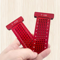 Herramienta Auxiliar DIY T-100 Precisión Metrิกa Regla T Para Medición Manual Herramienta De Marcado En Bolsillo - details 4