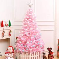 MEJORADA Árbol de Navidad Rosa Artificial Abeto Extra Relleno de Hoja Espumillón 150-300cm Arboles C/Soporte Metálico - details 8
