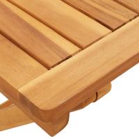 vidaXL Set de comedor de jardín plegable 3 pzas madera maciza acacia - details 5