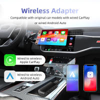 Adaptador Mini Carplay Wireless 2 En 1 Con Conexión Rápida WiFi Para Android Auto USB/Type C Plug And Play Sin Configuración Necesaria - details 4