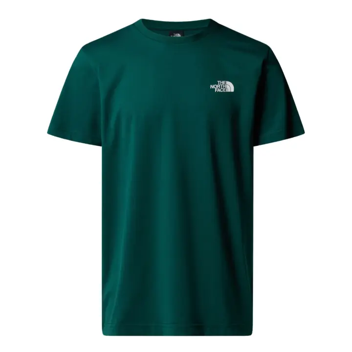 Camiseta Verde The North Face Simple Dome Deep Nori de Corte Regular - 1